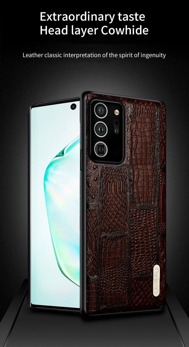 LANGSIDI Genuine Leather Retro Splice Case For Samsung - Premium Mobile Phone Cases from Langsidi - Just $32! Shop now at Dressmycell.com LANGSIDI Genuine Leather Retro Splice Case For Samsung - Premium Mobile Phone Cases from Langsidi - Just $32! Shop now at Dressmycell.com